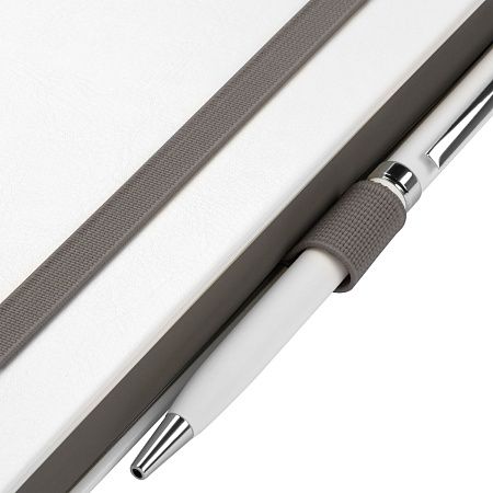 Ежедневник Арктик (Arctic) недатированный, белый/темно-серый