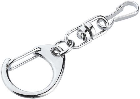 Карабин для флешки Серебристый 4074.06