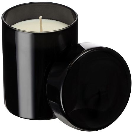 Ароматическая свеча Flikka, сандал и амбра, черная