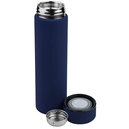 Термос EVANS SOFT 420мл. Темно-синий 6200.14