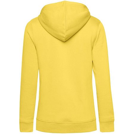 Толстовка с капюшоном женская BNC Inspire (Organic), желтая, размер XS