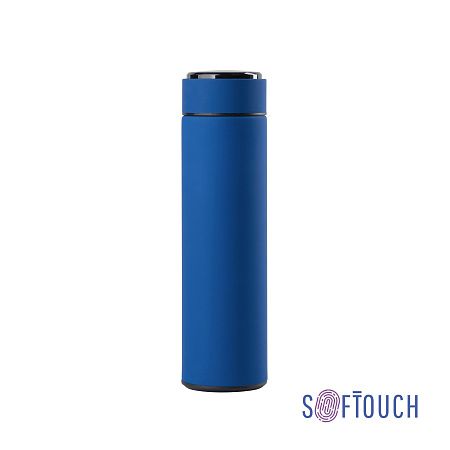 Термос "Бостон next" 500 мл с индикацией температуры, soft touch, сменная батарейка