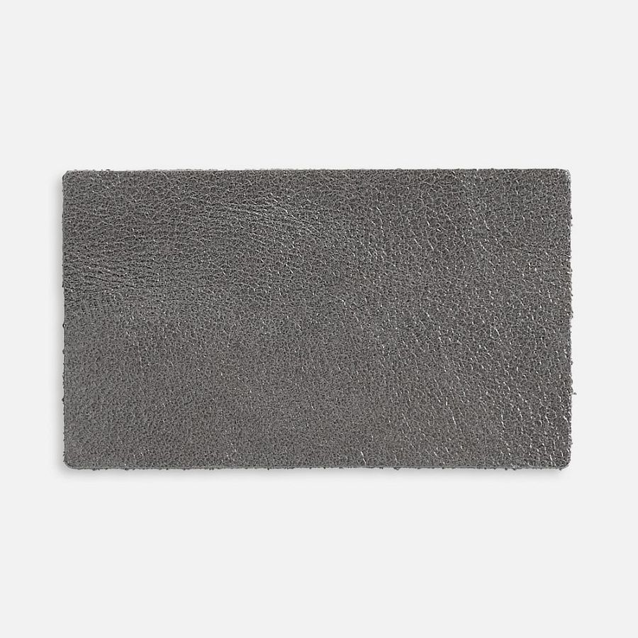 Лейбл кожаный Pasek, M, серый