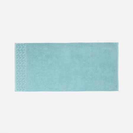 Полотенце махровое Hoya, большое, голубое