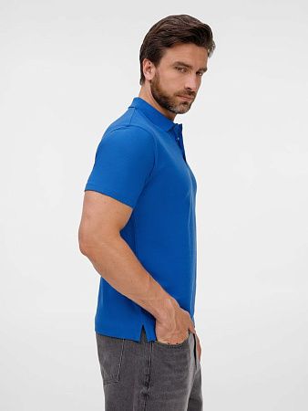 Рубашка поло унисекс Tervise, ярко-синяя, размер XXL