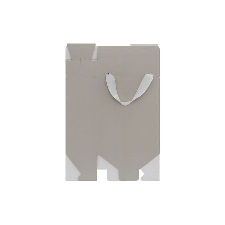 Подарочная коробка-пакет универсальная малая, серая