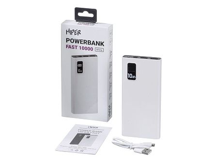 Портативный внешний аккумулятор «FAST», 10000 mAh