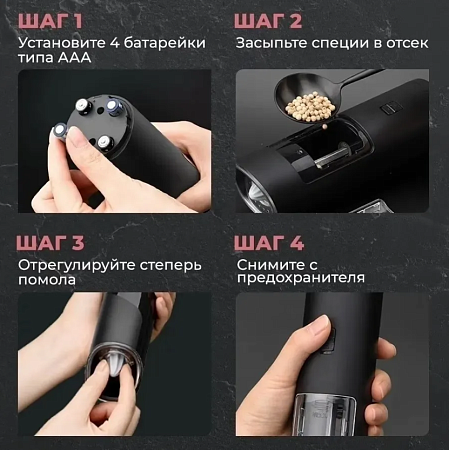 Электрическая мельница для специй Circle Joy Gravity Electric Grinder