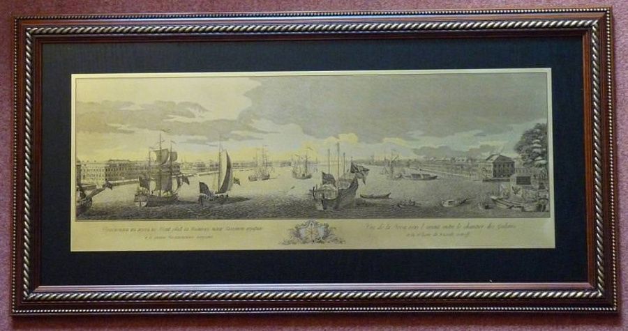 Гравюра "Панорама СПб (Е)"