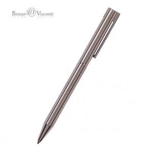 РУЧКА  "BERGAMO" ШАРИКОВАЯ АВТОМАТИЧЕСКАЯ, МЕТАЛЛИЧЕСКИЙ КОРПУС СТАЛЬ, 0.7 ММ, СИНЯЯ