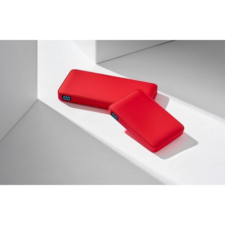 Внешний аккумулятор с подсветкой Анкор Плюс PD (Ancor PD Plus) 10000 mAh, красный