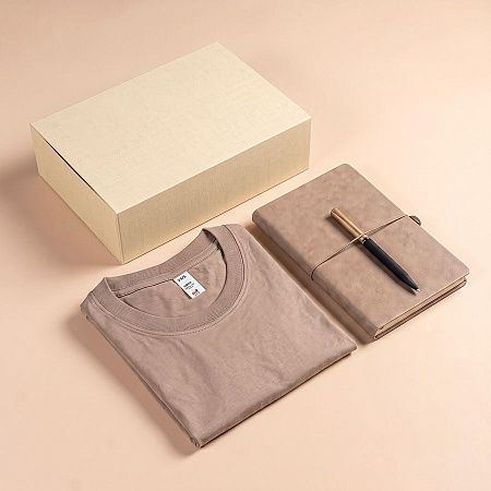 Набор подарочный Welcome Box: футболка LIBRA размер M/L, ежедневник, ручка в коробке