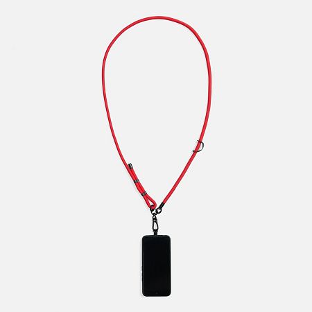 Шнурок для телефона OmniHold, красный