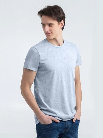 Футболка мужская Regent Fit 150, голубой меланж, размер M