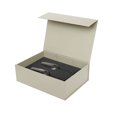 Подарочный набор 2 бокала для шампанского Blanche в серой коробке