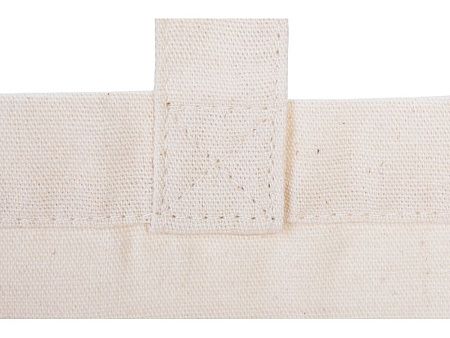 Сумка Fixy из переработанного хлопка 220 г/м2 с фиксирующей лентой