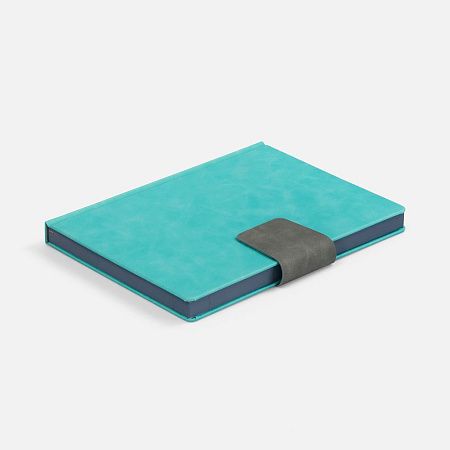 Ежедневник Grande Strap на заказ, датированный, бирюзовый