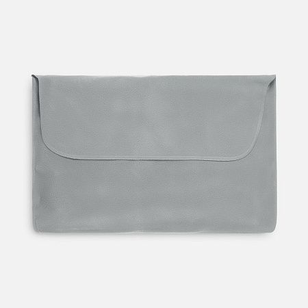 Надувная подушка под шею в чехле Sleep, темно-серая