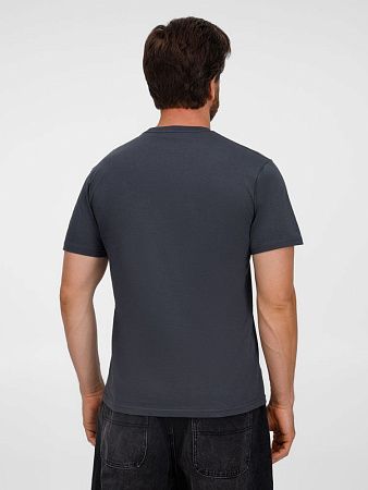 Футболка унисекс T-Bolka 180, темно-серая, размер XXL