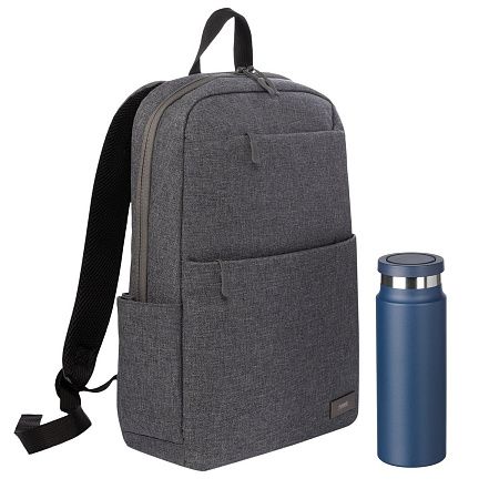 Подарочный набор Forst, Allegra, синий (рюкзак, термобутылка)