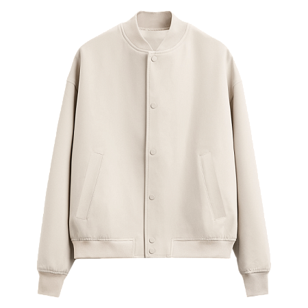 Бомбер унисекс STAN футер без начеса 340, 70, Молочный,  (11)  (46/S)