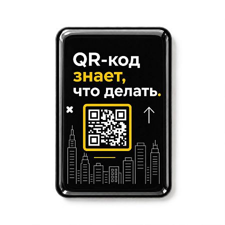 Объемный стикер из эпоксидной смолы для прикассовой зоны вертикальный