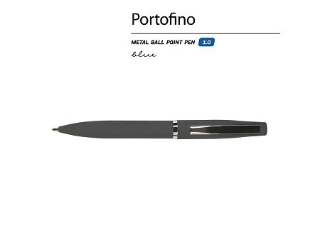 Ручка металлическая шариковая «Portofino», софт-тач