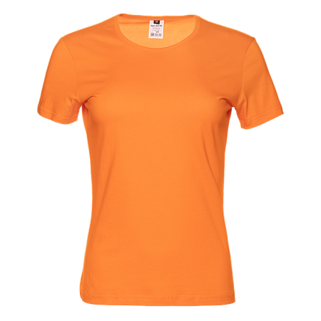 Футболка женская STAN хлопок 150, 02W, Оранжевый,  (28/1)  (52/XXL)