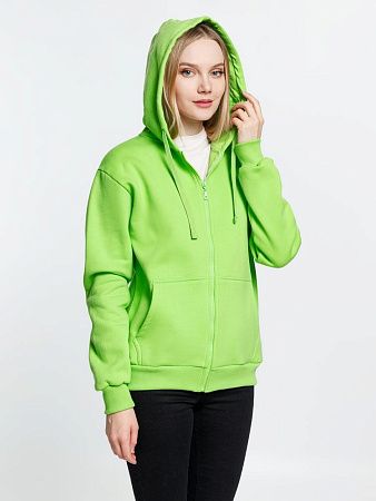Толстовка на молнии с капюшоном Siverga Heavy 2.0, зеленое яблоко, размер 3XL