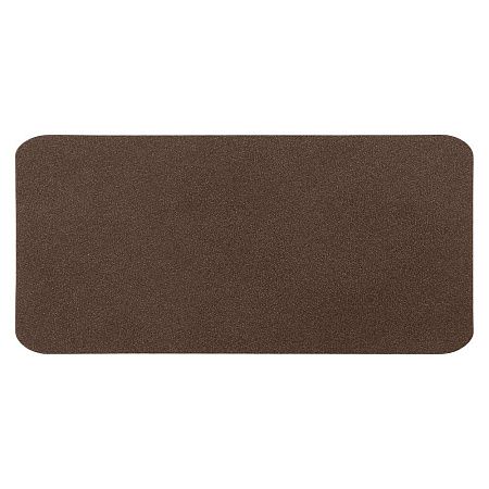 Шеврон Rectangle NUBA размер 60*30 мм, коричневый, со скругленными углами