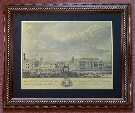 Гравюра "Невская перспектива"