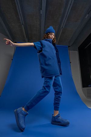 Жилет двусторонний V2, синий, размер XL/2XL