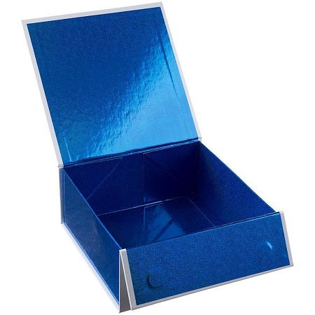 Коробка складная Gallant, M, белая с синим