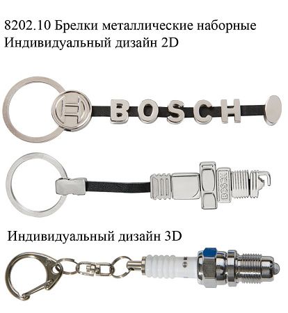 Брелки металлические