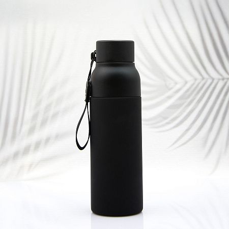 Термобутылка Button Black