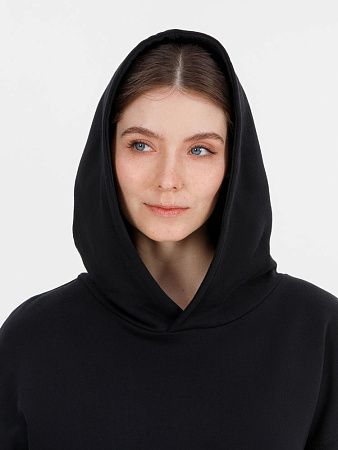 Худи оверсайз унисекс Outshine, черное, размер XS/S
