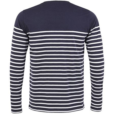 Футболка мужская с длинным рукавом Matelot LSL Men, синяя с белым, размер S