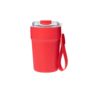 Термокружка вакуумная Монако (Monaco), красная