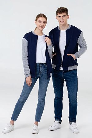 Бомбер College, бордовый, размер XS v2