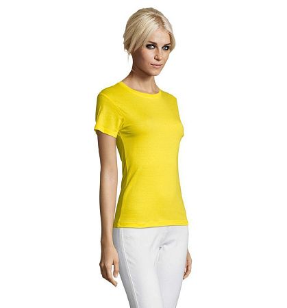 Футболка женская Regent Women, лимонно-желтая, размер XXL