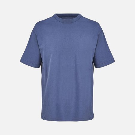 Футболка оверсайз мужская Boxy Men, синяя (джинс), размер S