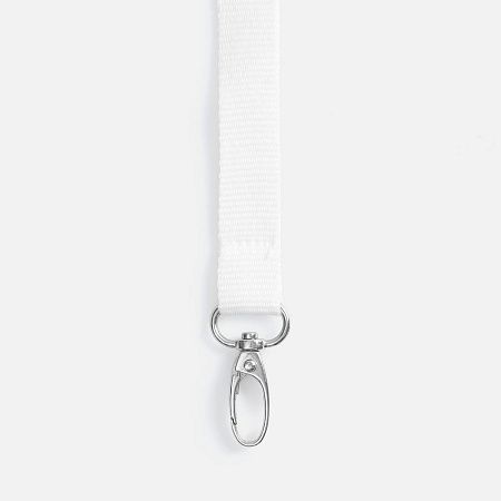 Лента для бейджа Pin, белая