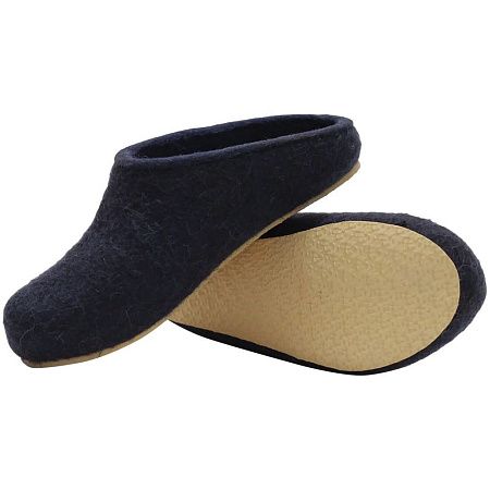 Домашние валенки Step, темно-синие (клякса), размер 35