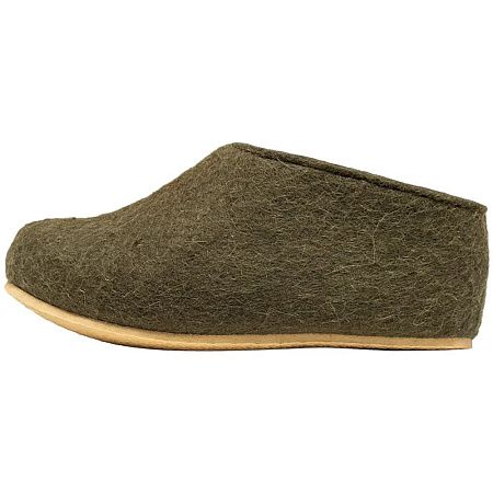 Домашние валенки Cant, зеленые (олива), размер 47