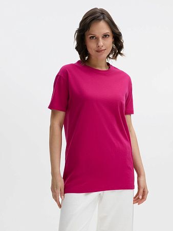 Футболка унисекс Regent 150, ярко-розовая (фуксия), размер XXS