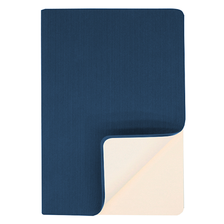 Ежедневник Flexy Happy Line А5, темно-синий, недатированный, в гибкой обложке