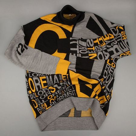 Свитер оверсайз на заказ Tricksy Net, полушерсть, размер S/M