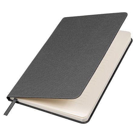 Блокнот Forest Alfa Libra Fabrique А5, недатированный, в твердой тканевой обложке, темно-серый