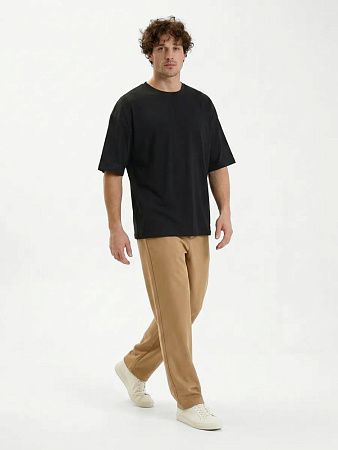 Футболка Oversize Premium 210, черная, размер S
