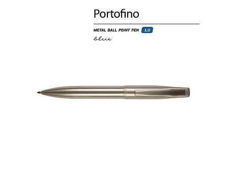 Ручка металлическая шариковая "Portofino", шампань